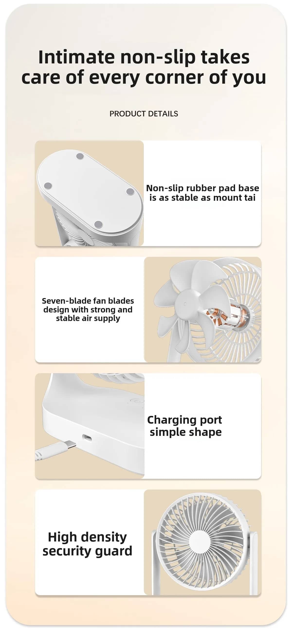 Double-Head High Wind Air Circulation Desktop Fan Portable Double-Layer Cooling Fan (SB-052 Desktop Fan)_000312